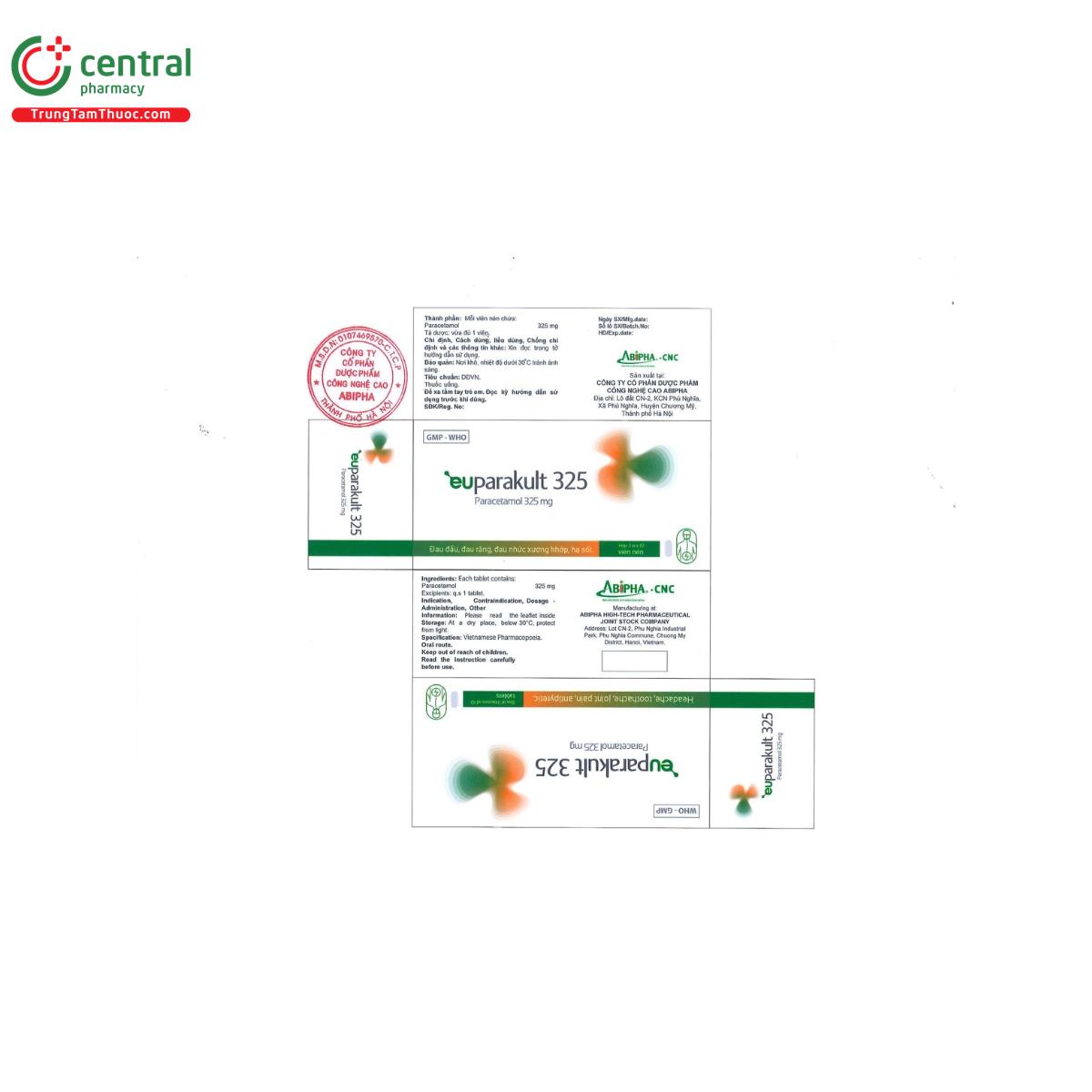 eu parakult 325mg 2 I3563