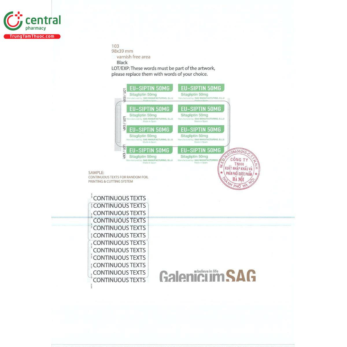 eu siptin 50mg 3 G2817