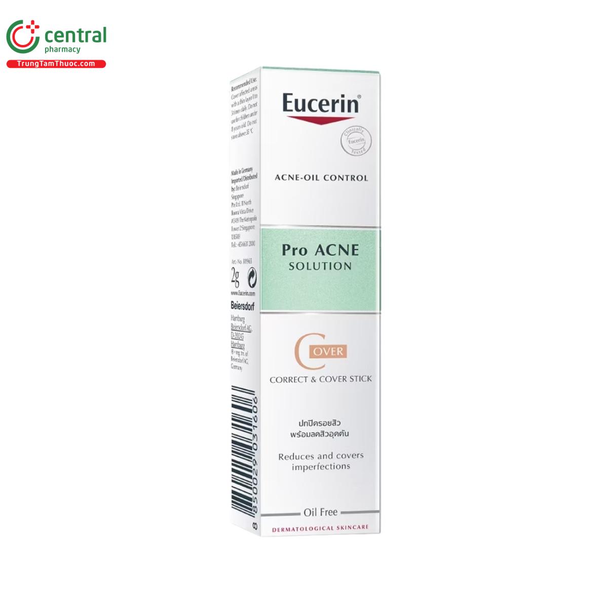 eucerin acne oil control proacne solution correct cover stick 4 F2836