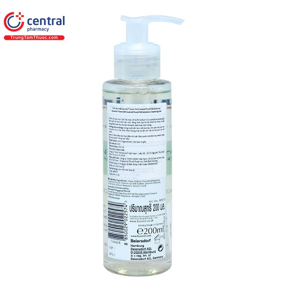 eucerin pro acne solution cleansin gel 200ml 3 P6222