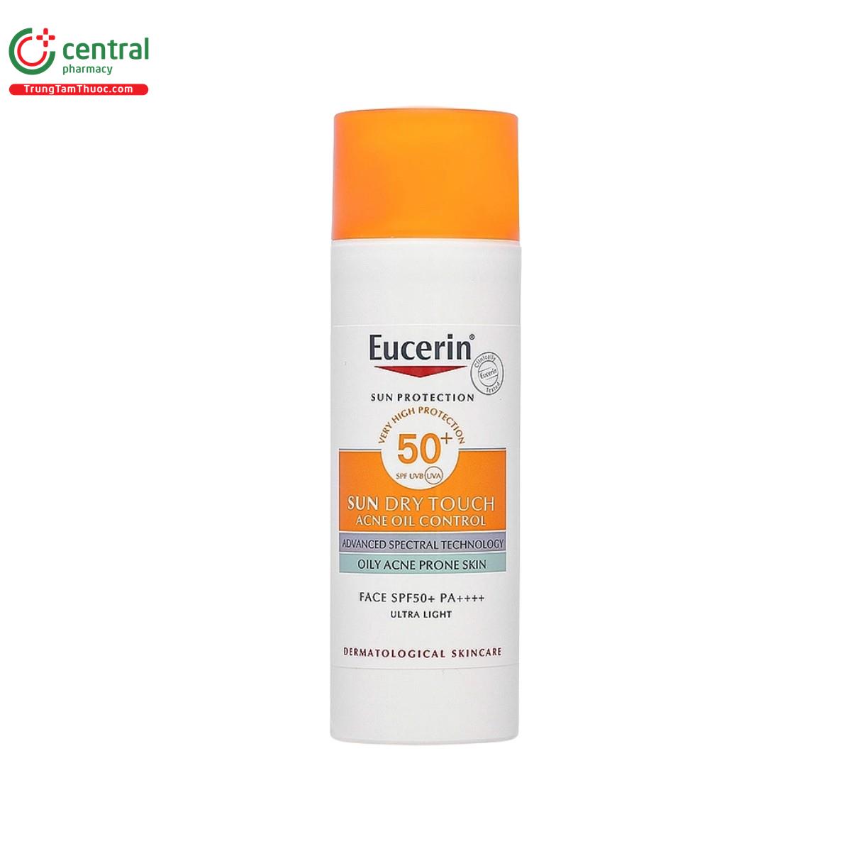 eucerin sun dry touch acne oil control face spf50 pa 10 B0220 eucerin sun dry touch acne oil control face spf50 pa 10 B0220