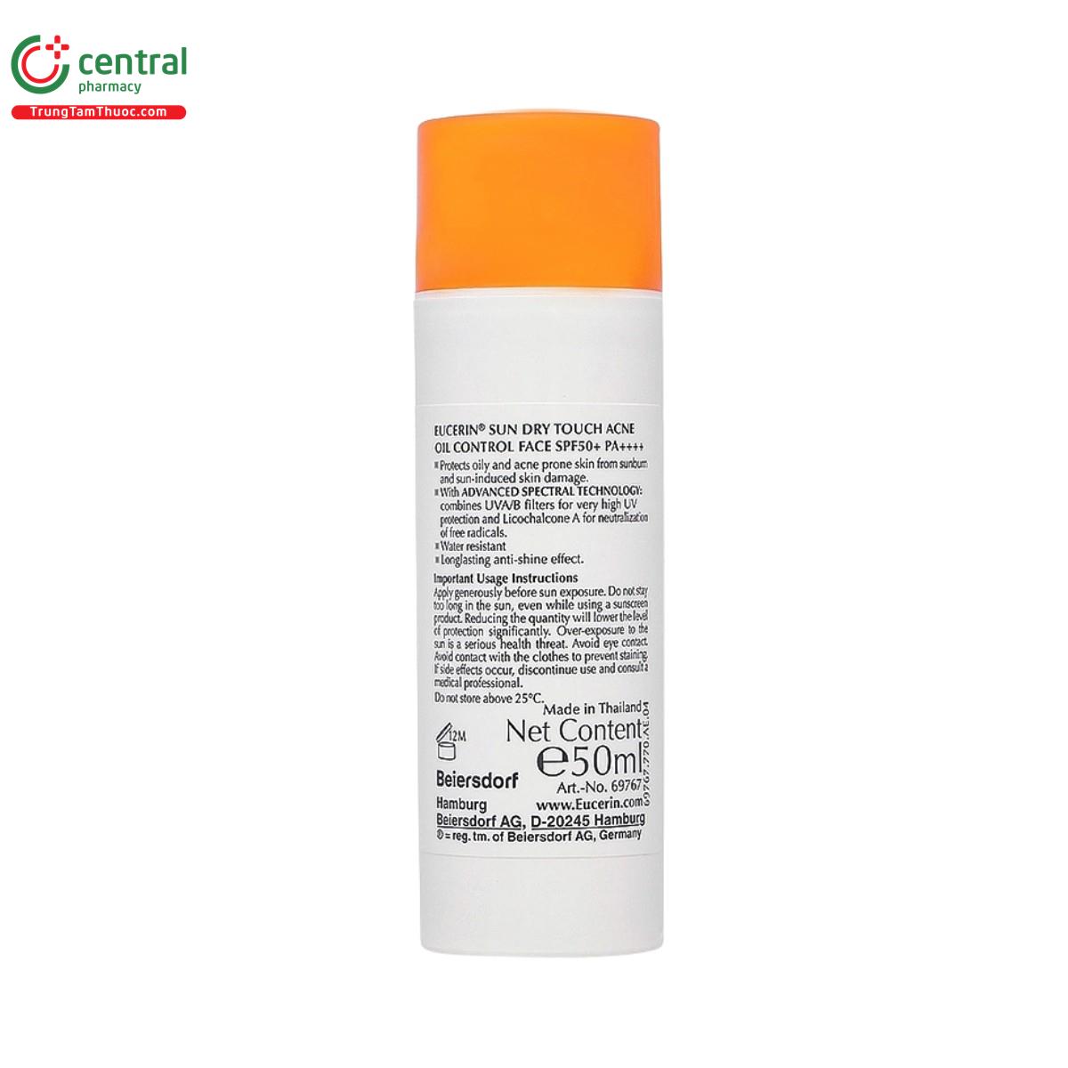 eucerin sun dry touch acne oil control face spf50 pa 11 I3066 eucerin sun dry touch acne oil control face spf50 pa 11 I3066