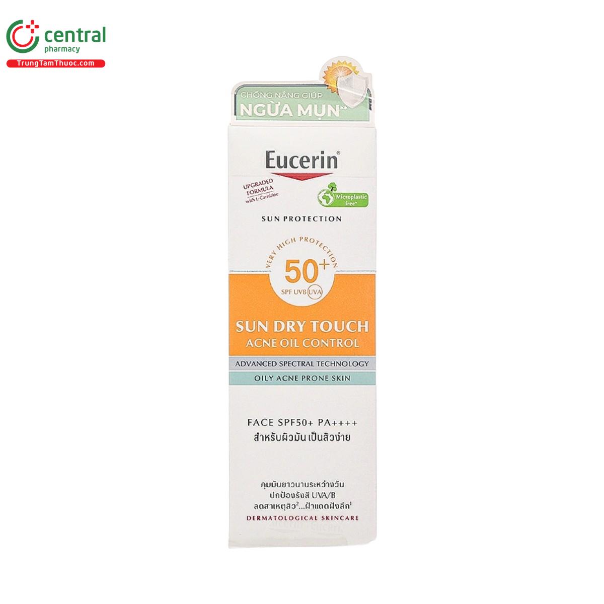 eucerin sun dry touch acne oil control face spf50 pa 5 G2374 eucerin sun dry touch acne oil control face spf50 pa 5 G2374