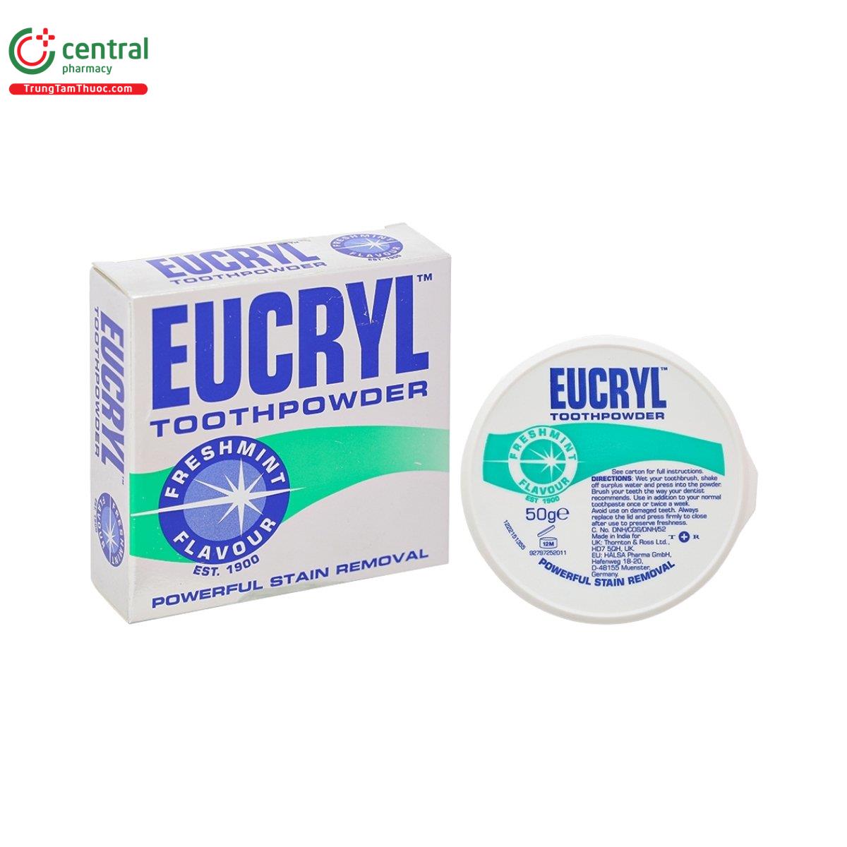 eucryl toothpowder freshmint flavor 4 D1208