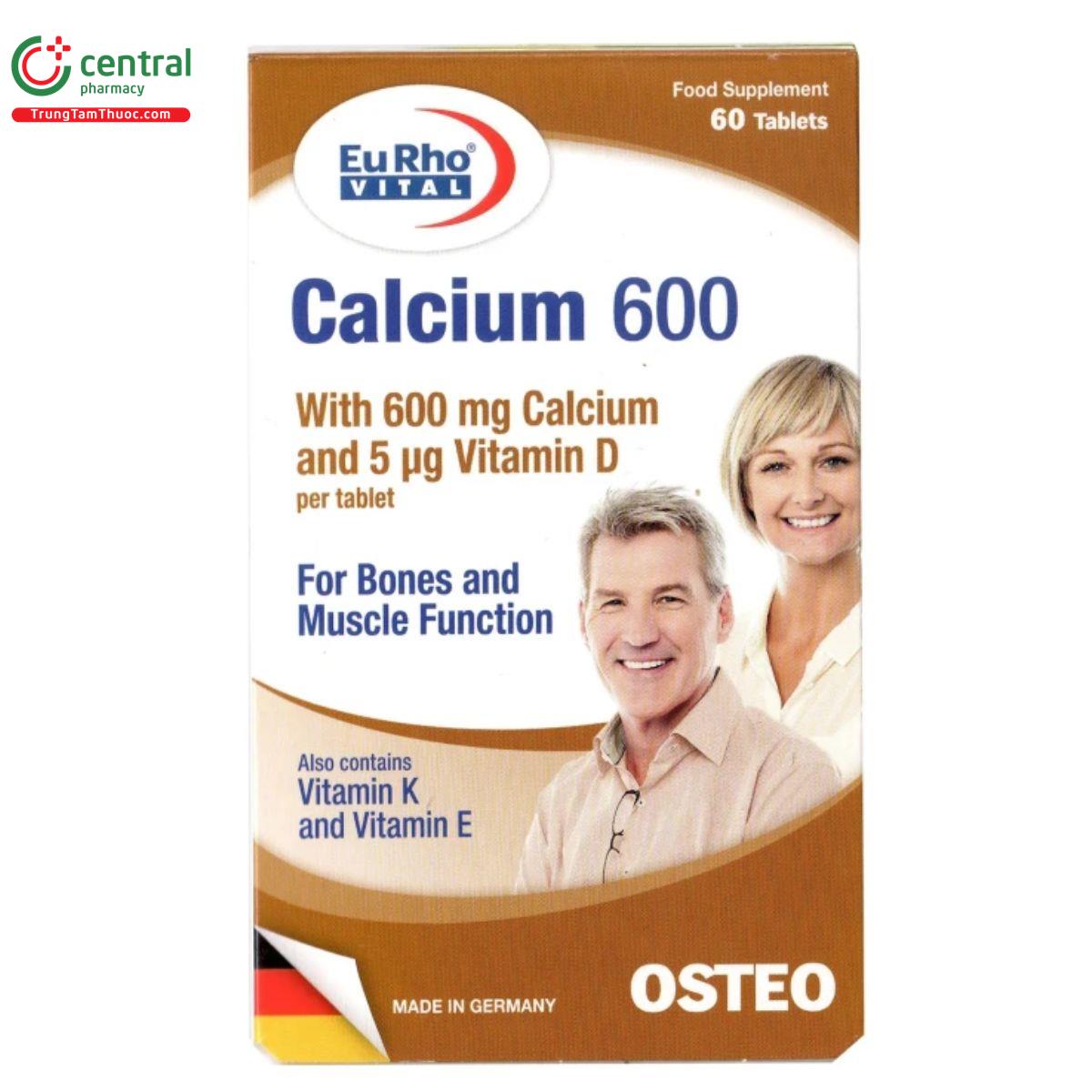 eurho vital calcium 600 3 I3670