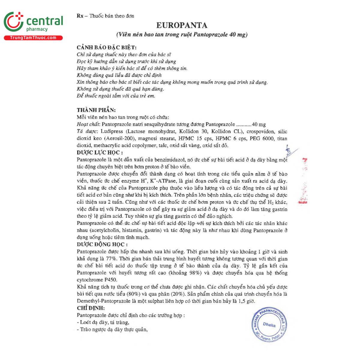 europanta 40mg 4 S7740 europanta 40mg 4 S7740