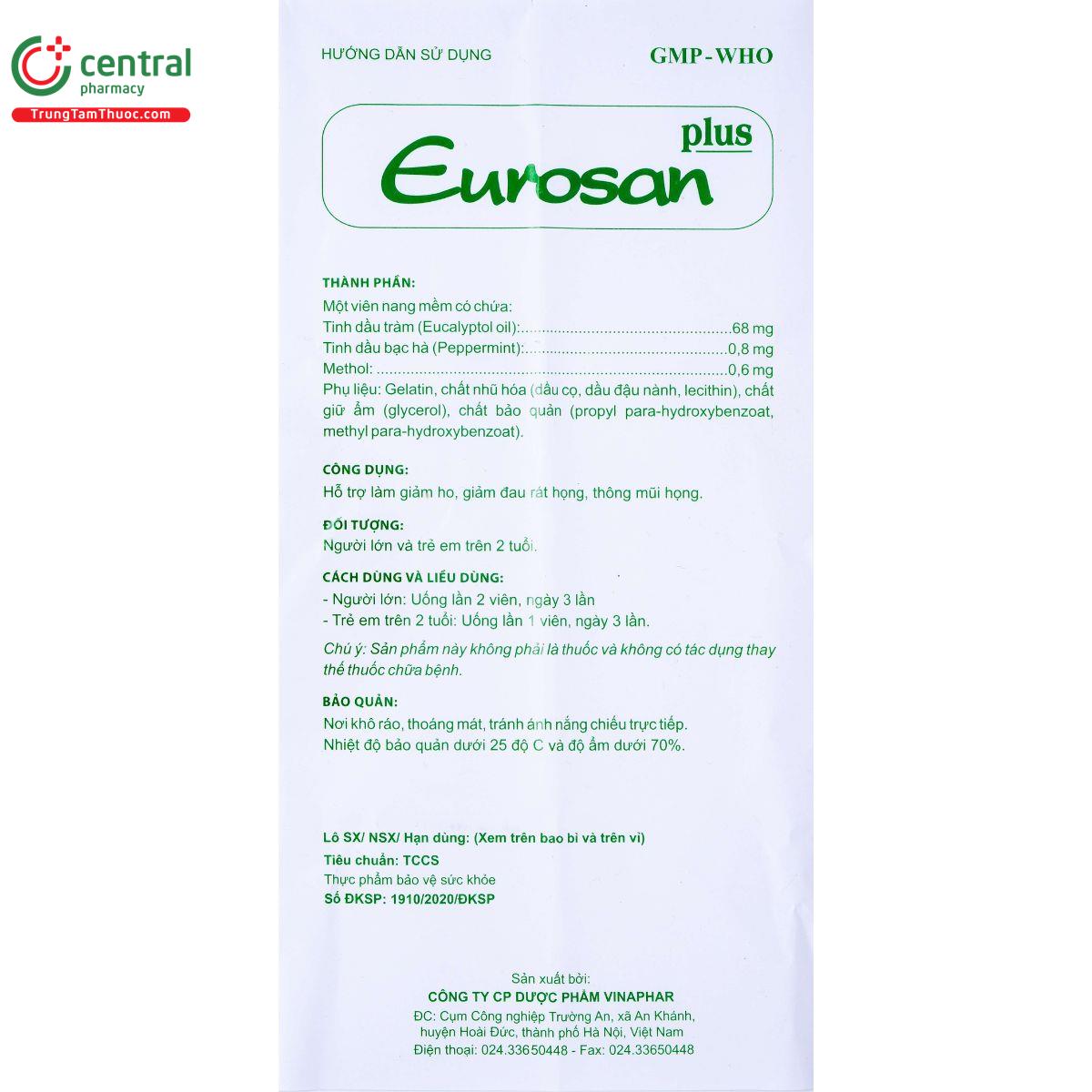 eurosan plus 1 L4386