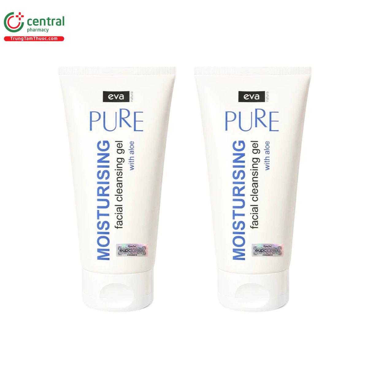 eva natura pure moisturising facial cleansing gel with aloe 1 P6218 eva natura pure moisturising facial cleansing gel with aloe 1 P6218
