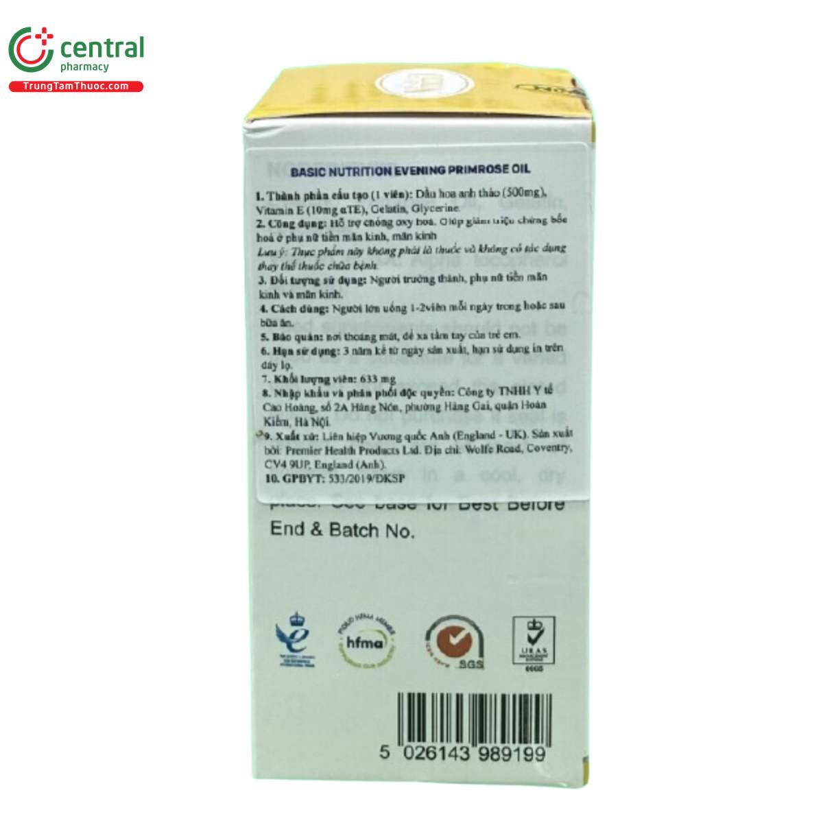 evening primrose oil 12 T7152