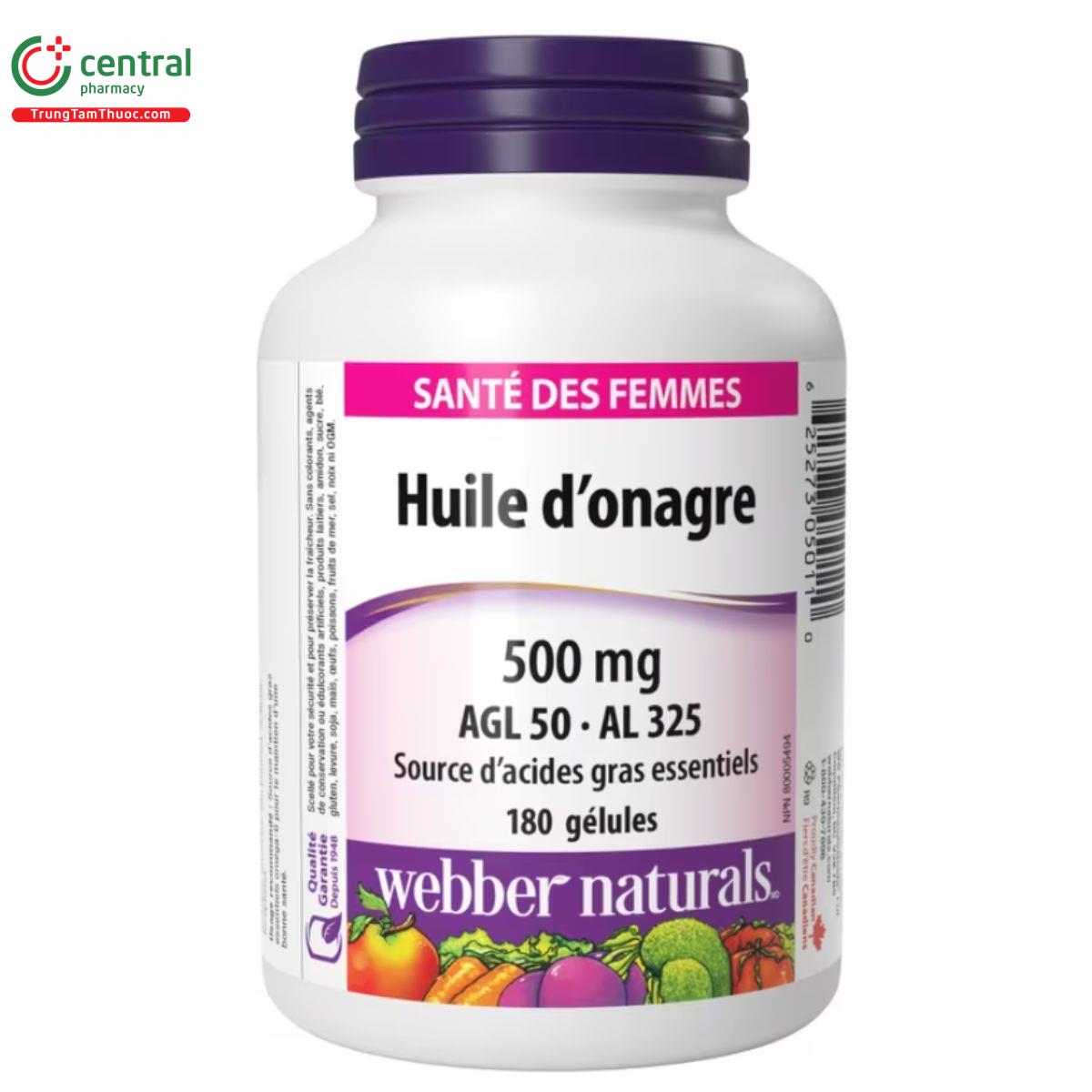 evening primrose oil 500mg webber naturals 3 T8520