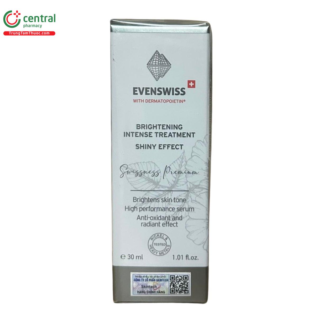 evenswiss brightening intense treatment shiny effect 1 N5276