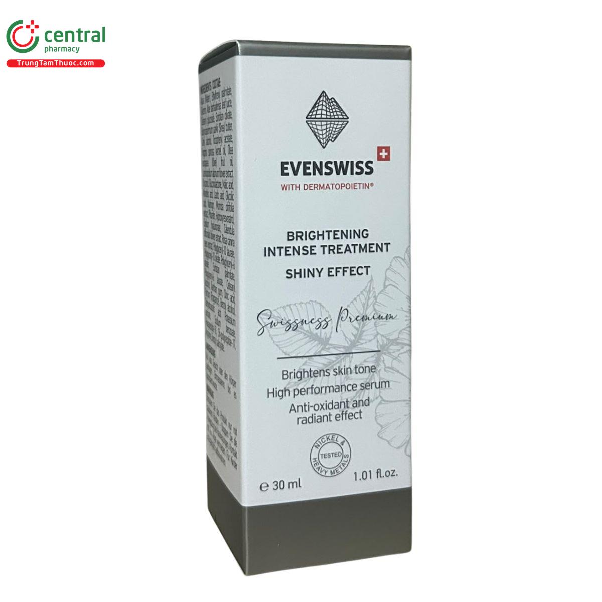 evenswiss brightening intense treatment shiny effect 3 U8088