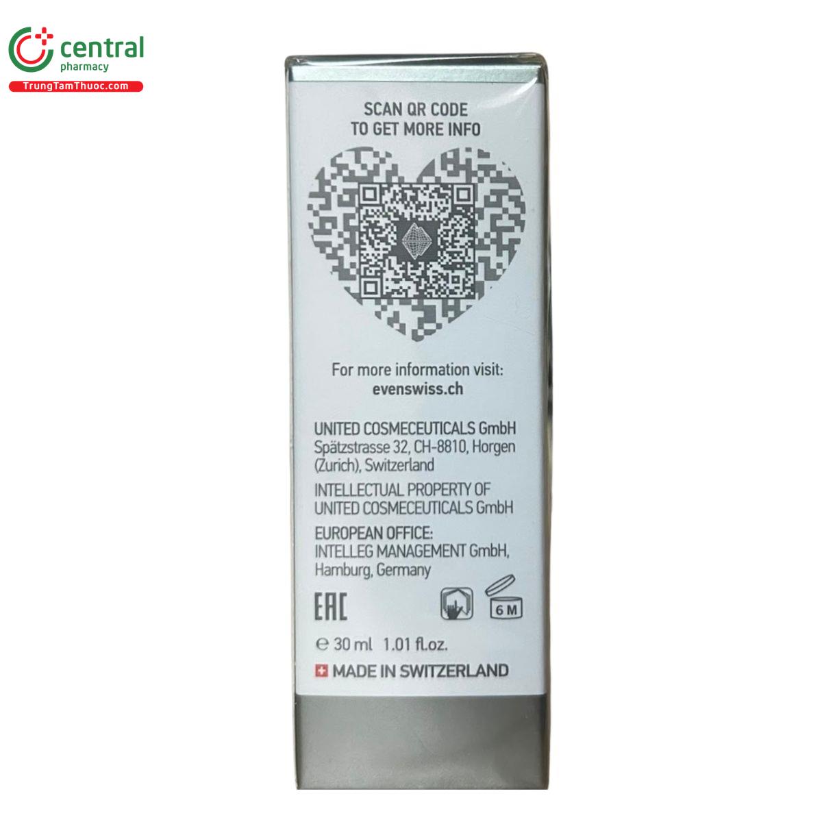 evenswiss brightening intense treatment shiny effect 5 I3614