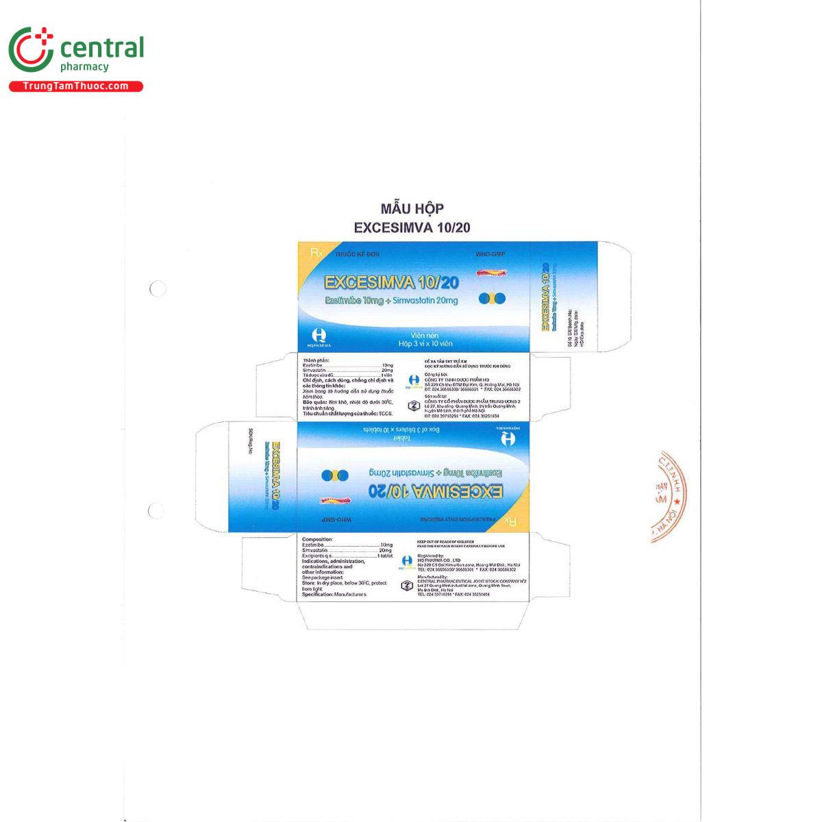 excesimva 10 20 2 I3058 excesimva 10 20 2 I3058