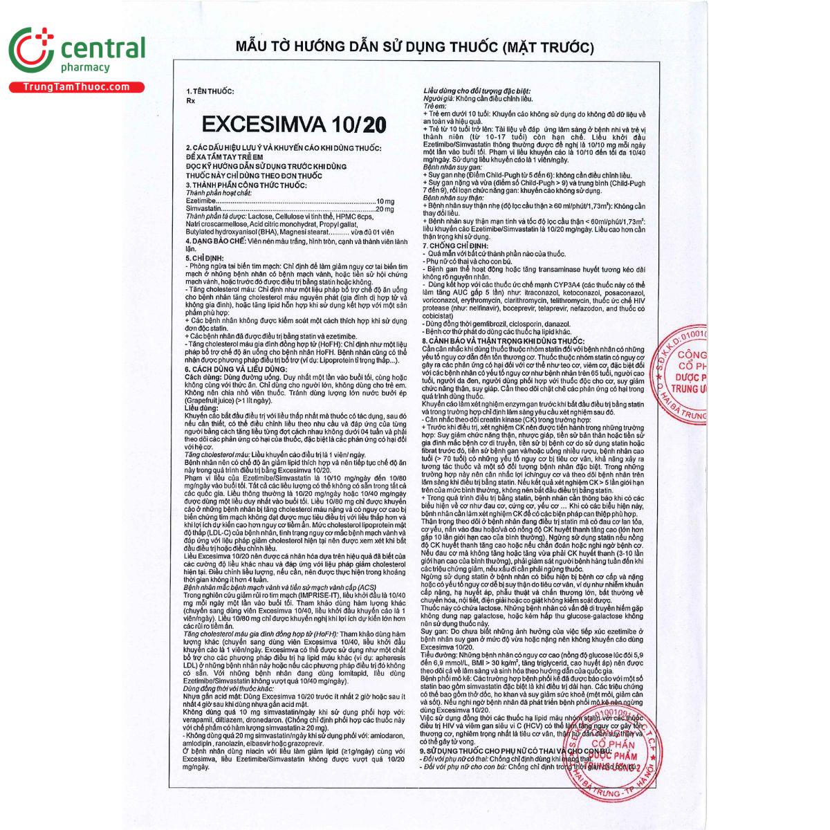 excesimva 10 20 4 R7675 excesimva 10 20 4 R7675