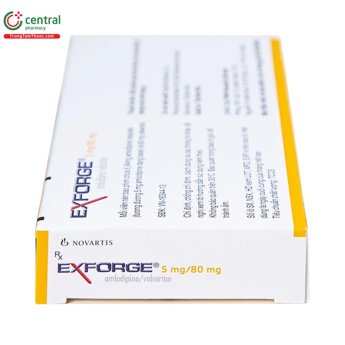 exforge 5mg 80mg 6 J3018