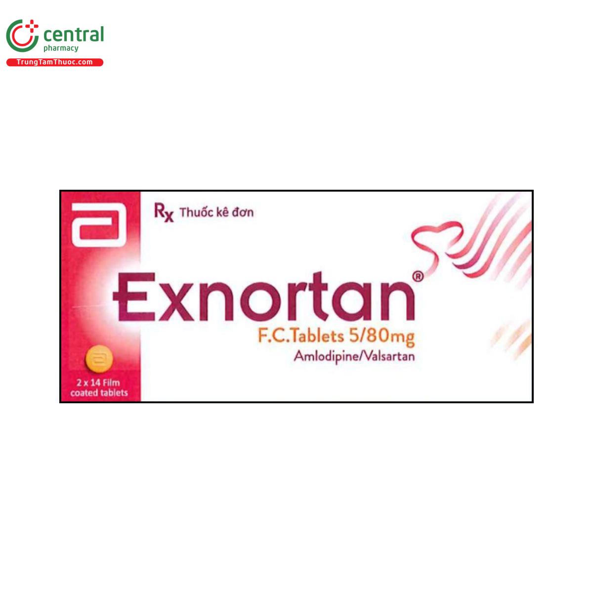exnortan fc tablets 5 80 mg 1 U8508