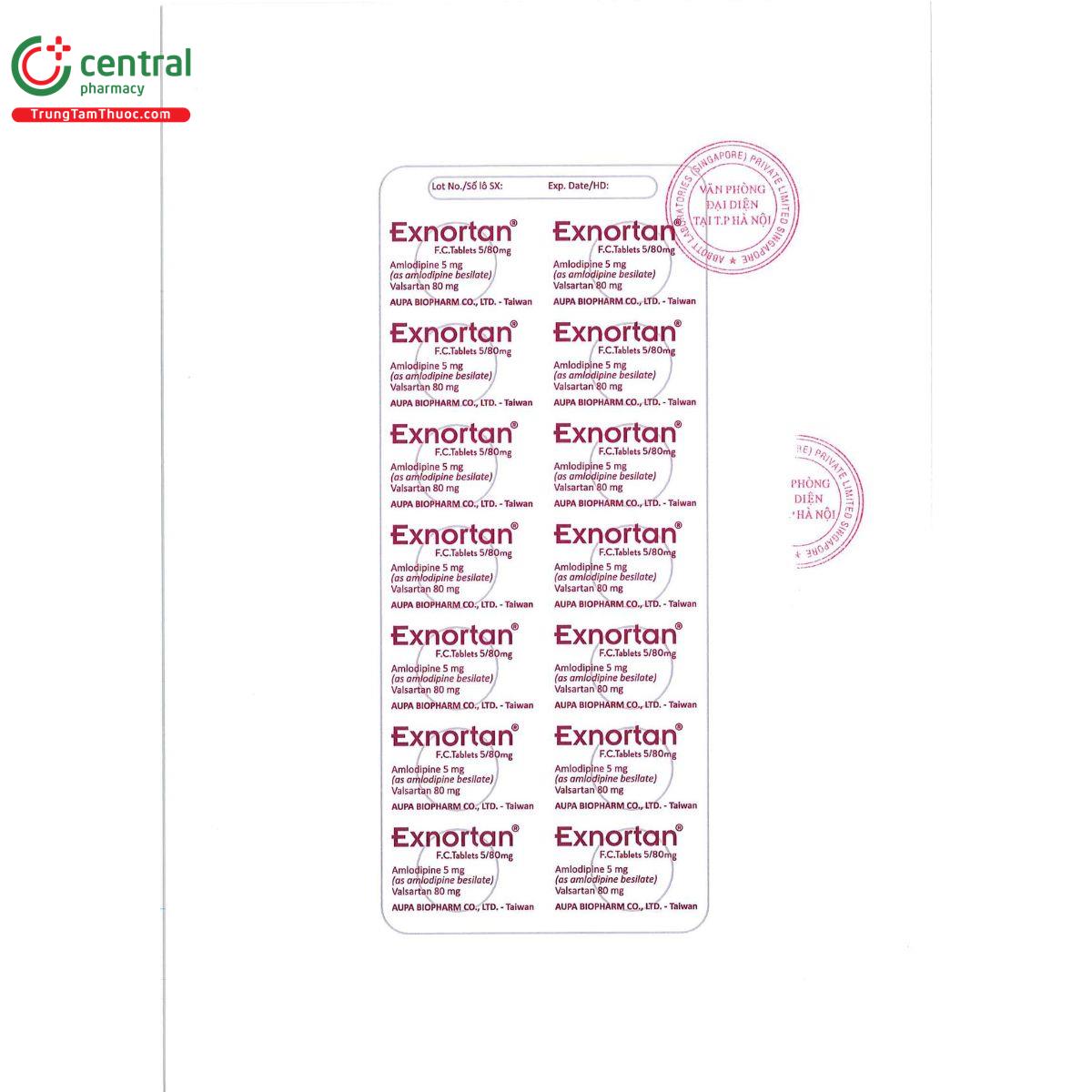 exnortan fc tablets 5 80 mg 3 B0663