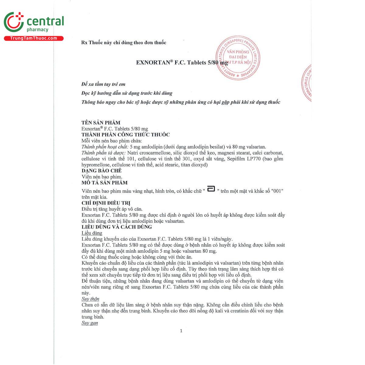 exnortan fc tablets 5 80 mg 4 M5466