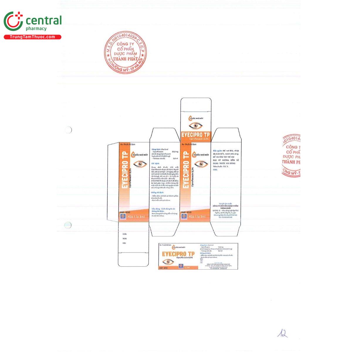 eyecipro tp 3mg 1 O5271