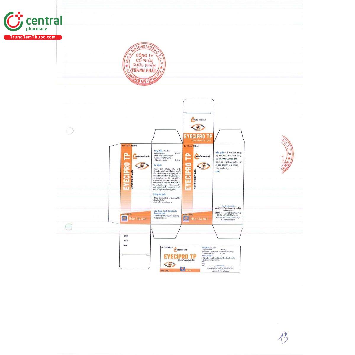eyecipro tp 3mg 2 R7572