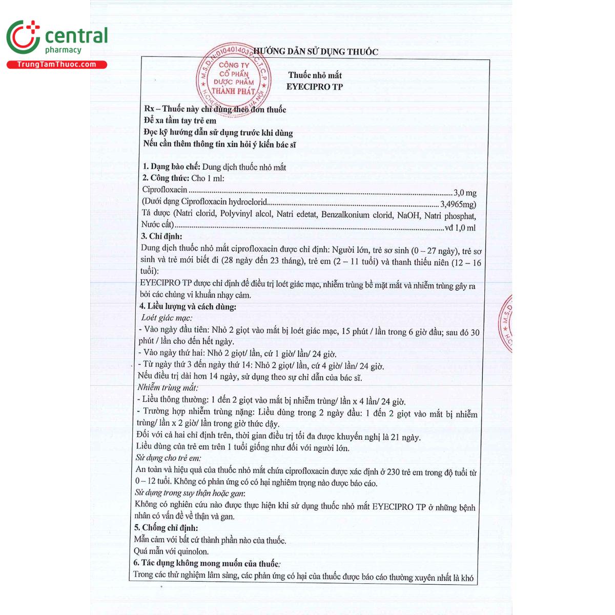 eyecipro tp 3mg 3 R7645