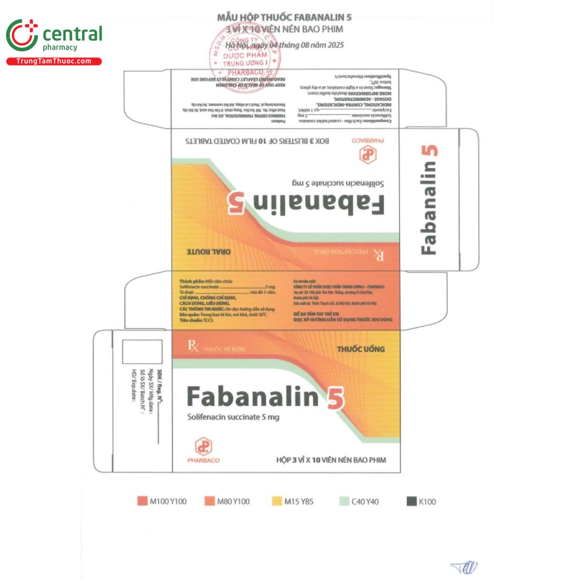 fabanalin 5 3 V8207