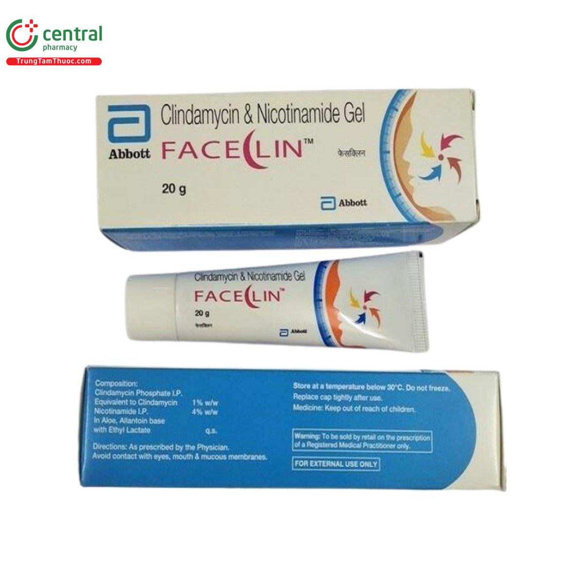 faceclin gel abbott 20g 6 F2164