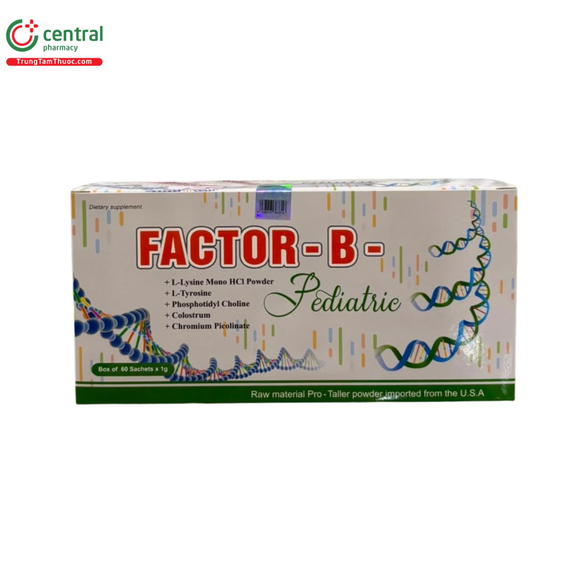 factor b pediatric 1 T7434 factor b pediatric 1 T7434