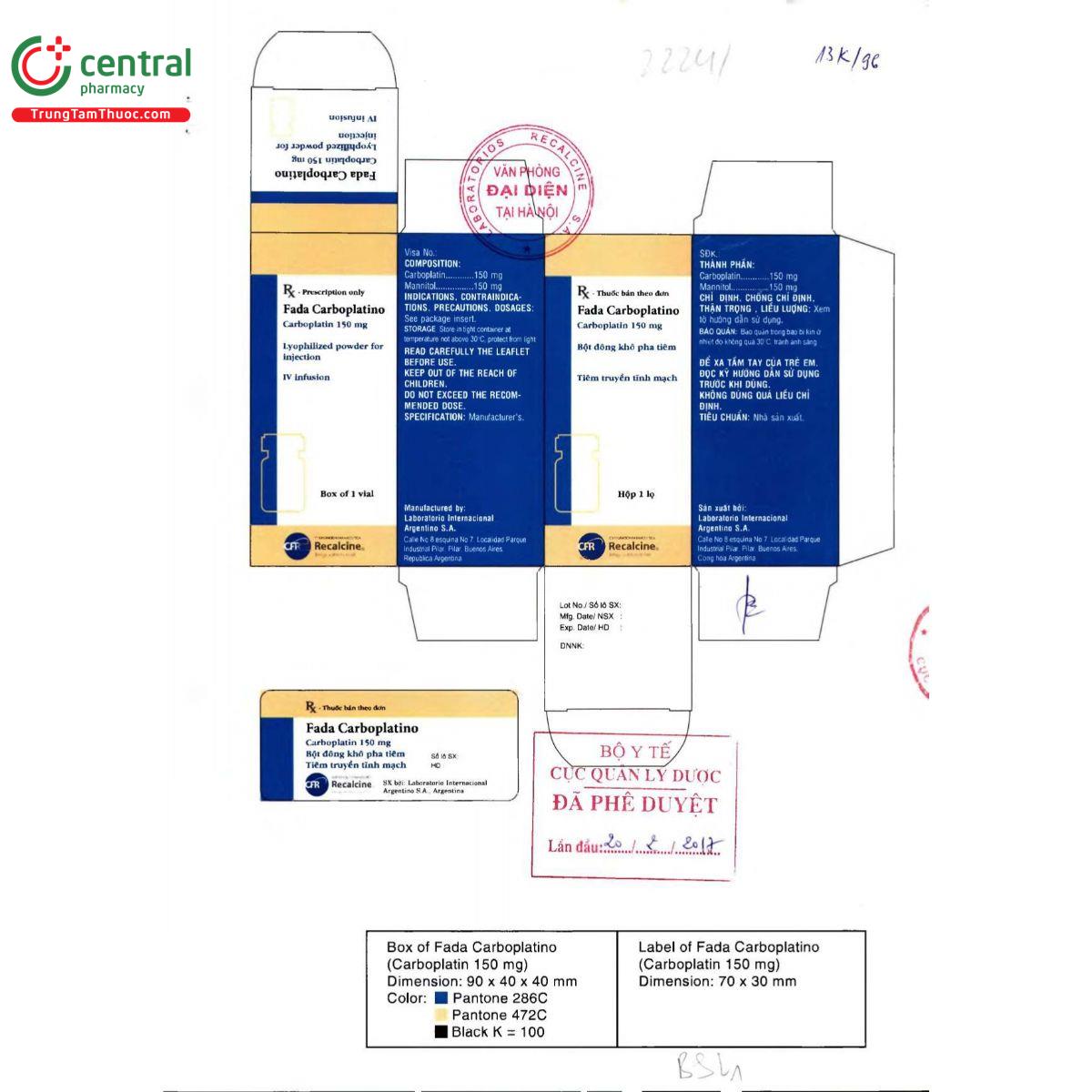 fada carboplatino 150mg 3 J3003 fada carboplatino 150mg 3 J3003
