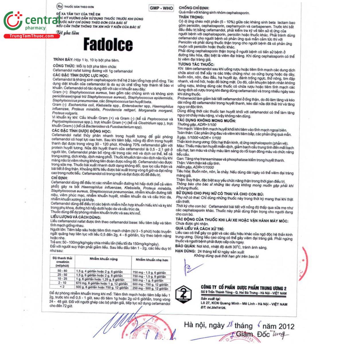 fadolce 1 N5620 fadolce 1 N5620