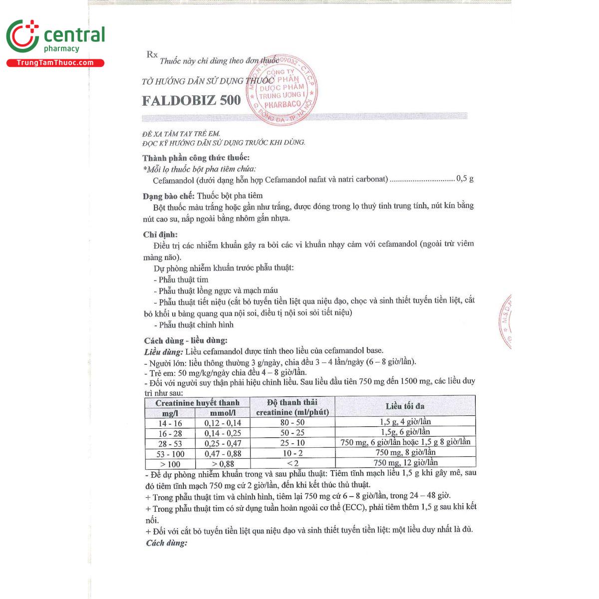 faldobiz 500 3 D1340