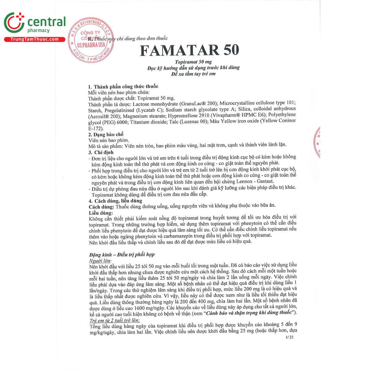 famatar 50 3 J3367