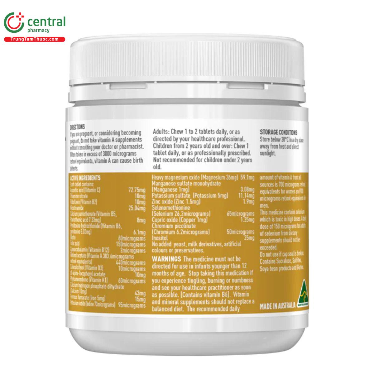 family multivitamin healthy care 2 J3210