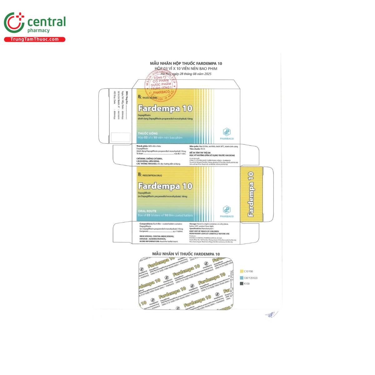 fardempa 10mg 3 U8868 fardempa 10mg 3 U8868