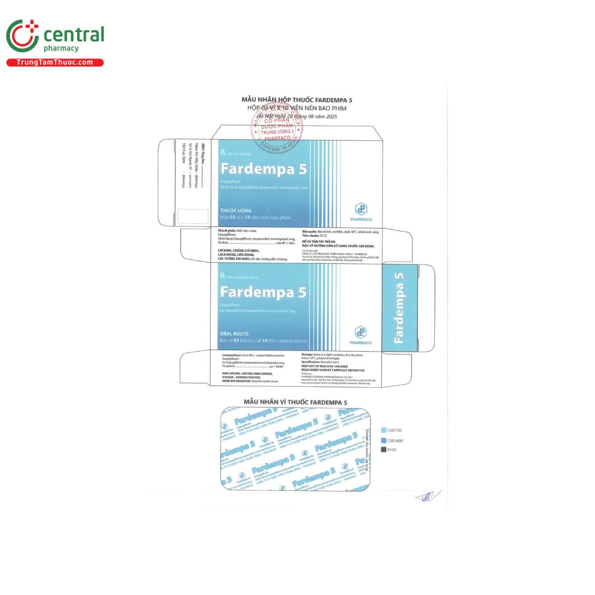 fardempa 5mg 3 O6038 fardempa 5mg 3 O6038