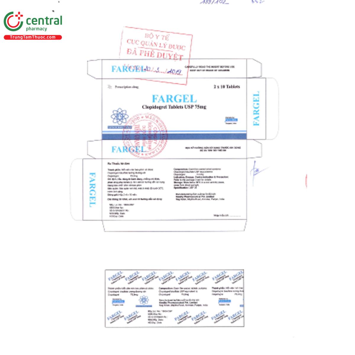 fargel 75mg 3 K4827 fargel 75mg 3 K4827