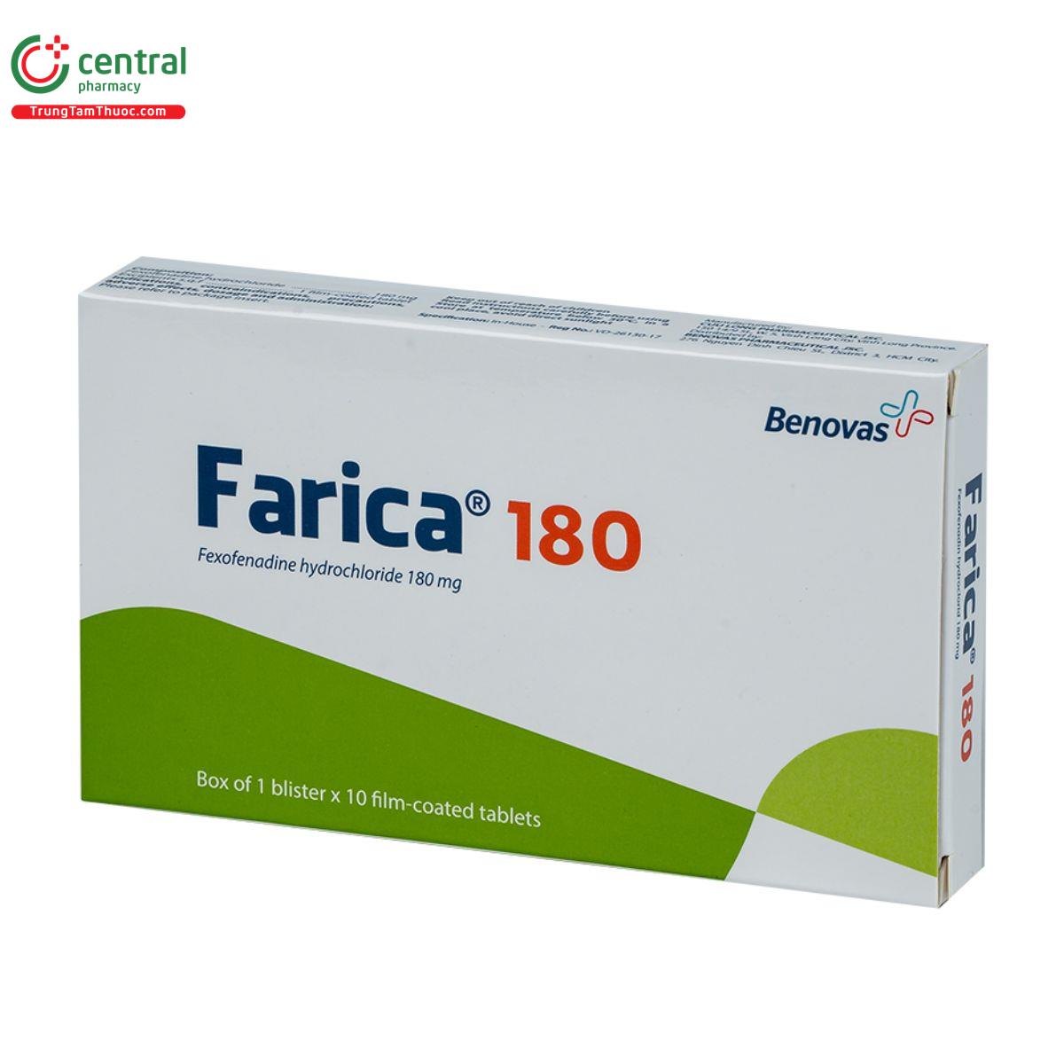 farica 180mg benovas 3 F2134