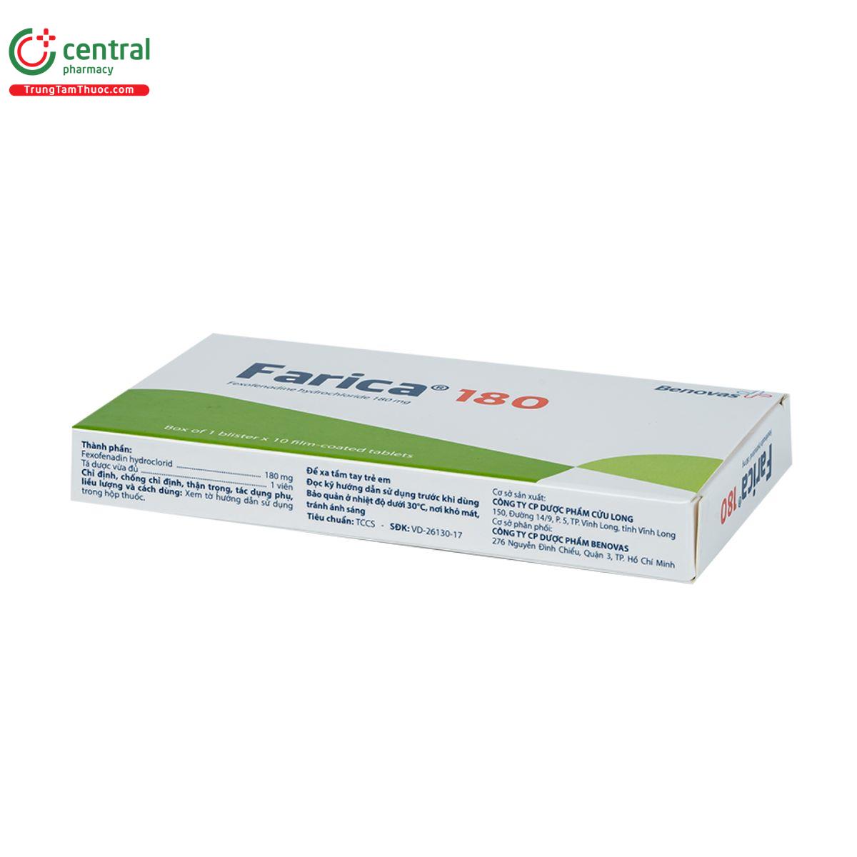 farica 180mg benovas 5 A0155