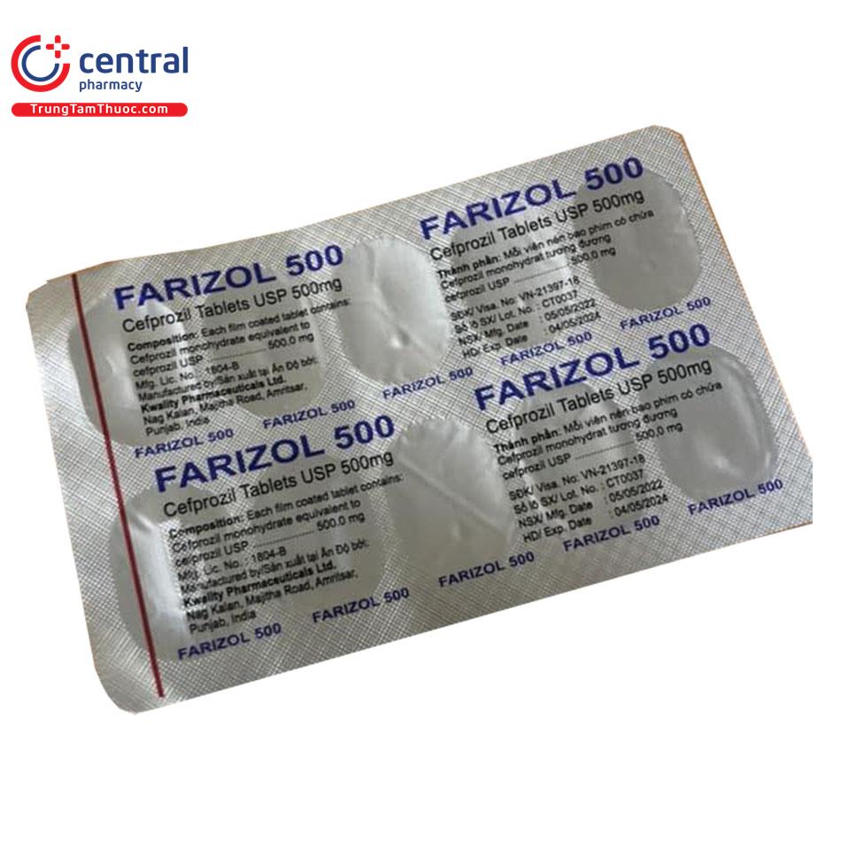 farizol 500mg 12 D1041
