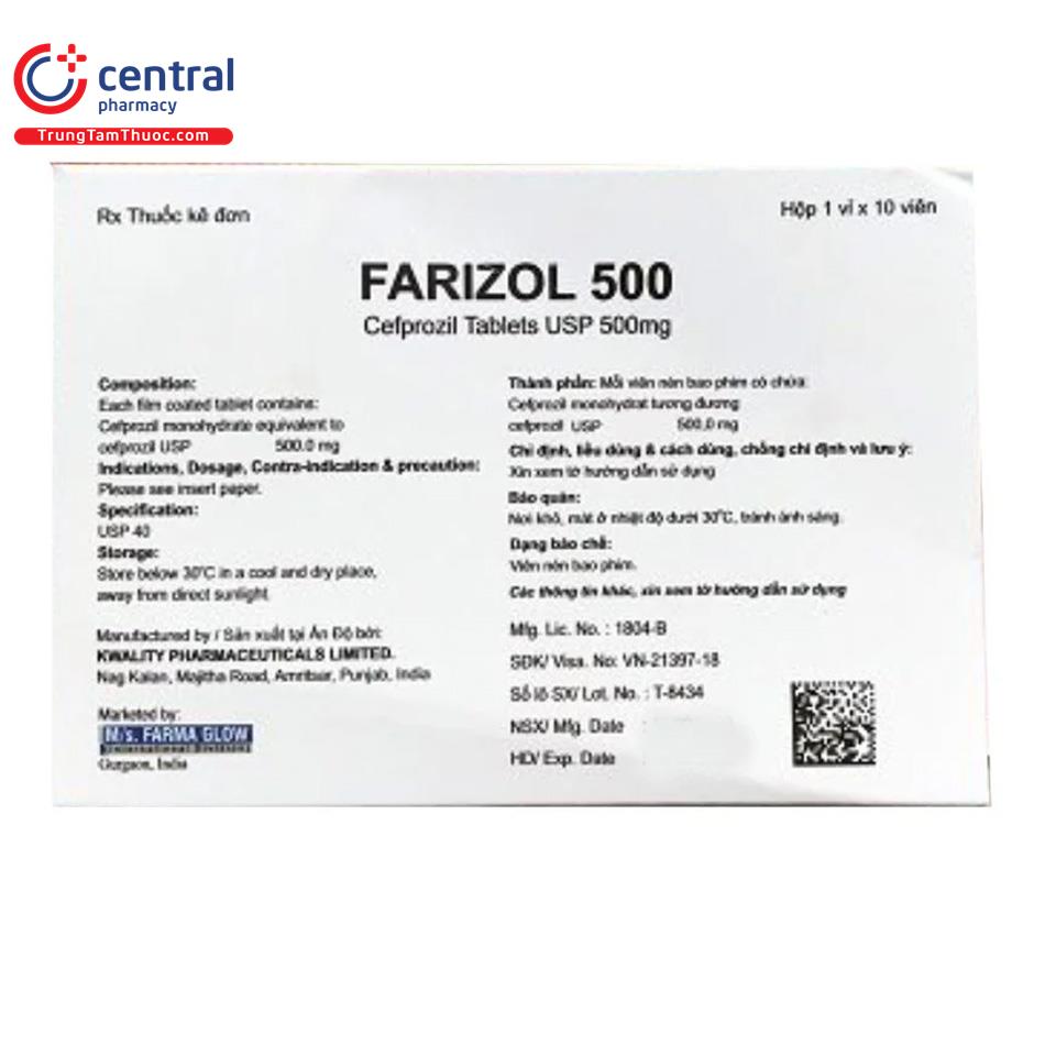 farizol 500mg 2 C0405