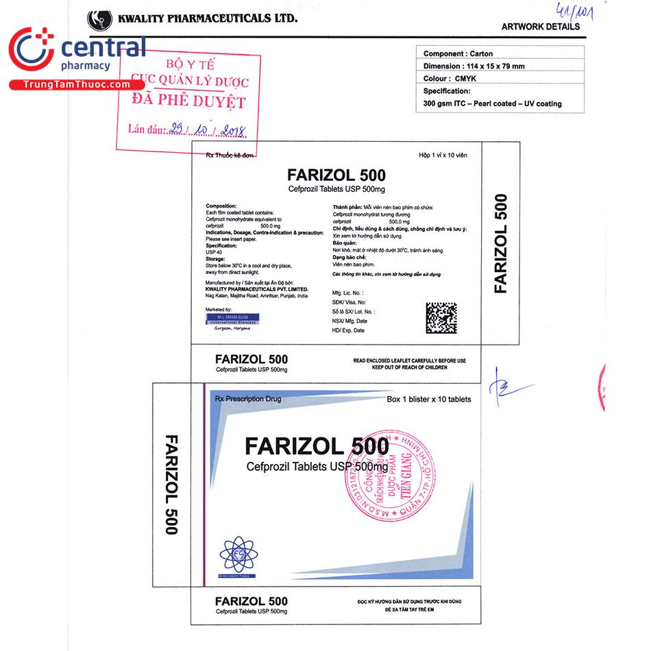 farizol 500mg 4 I3647