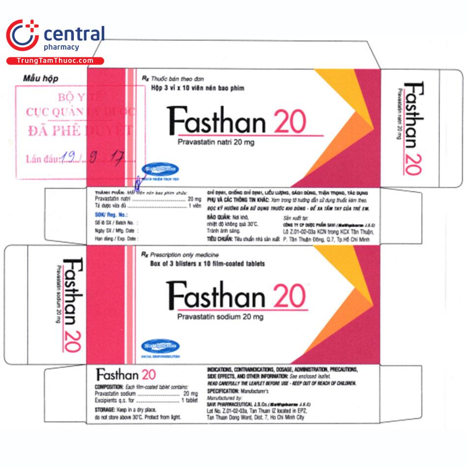 fasthan 20 mg 12 G2154