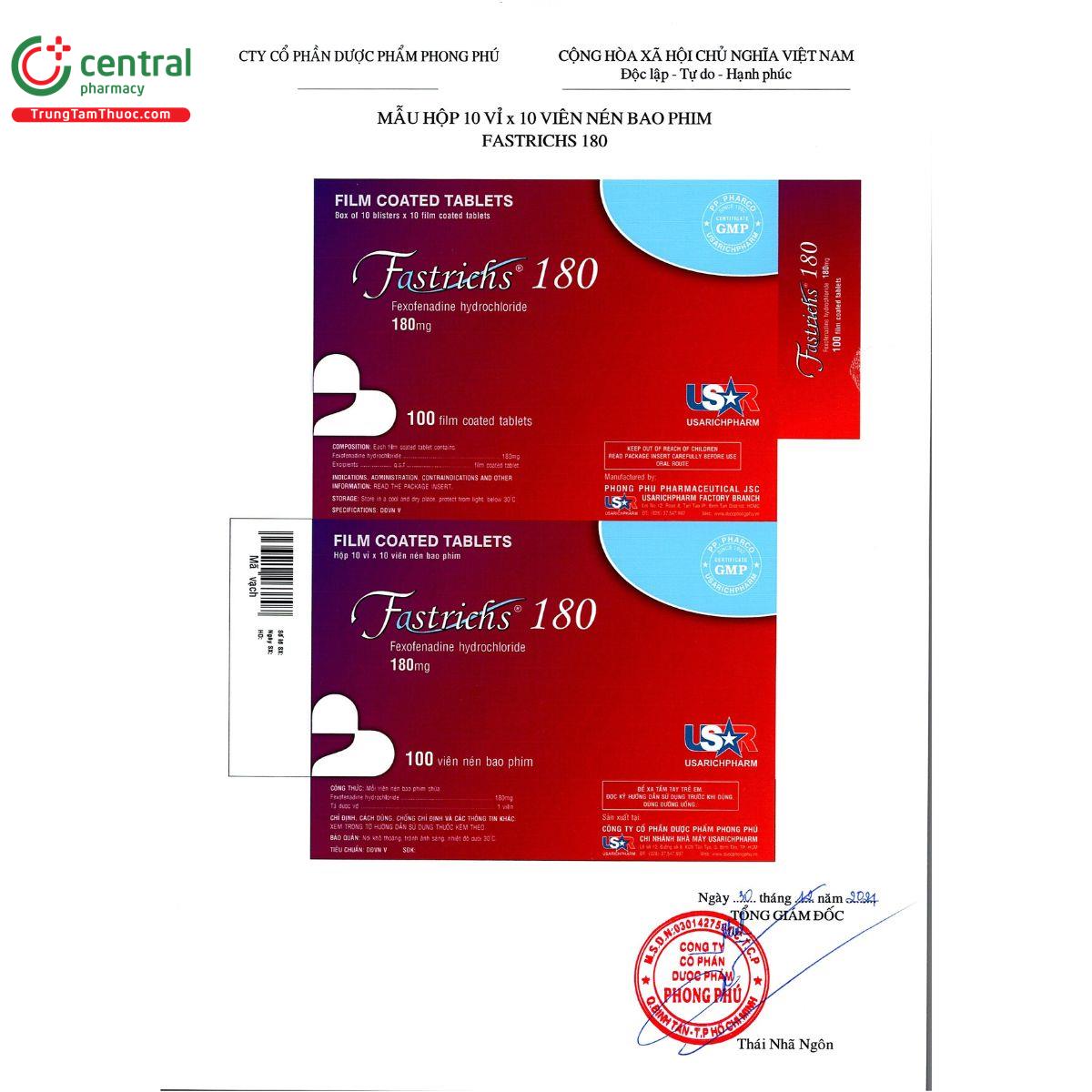 fastrichs 180mg 2 P6758