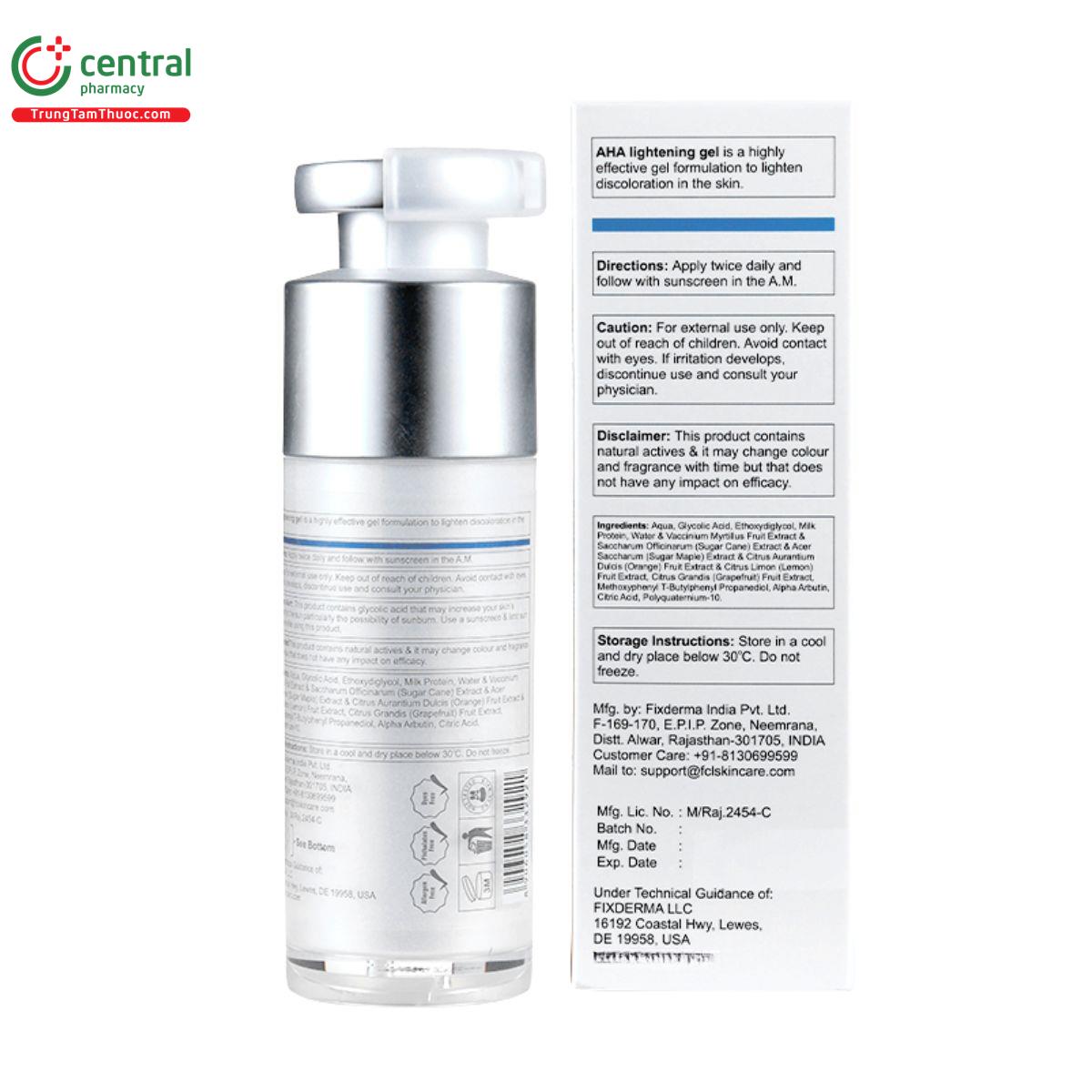 fcl aha lightening gel 2 J3142 fcl aha lightening gel 2 J3142