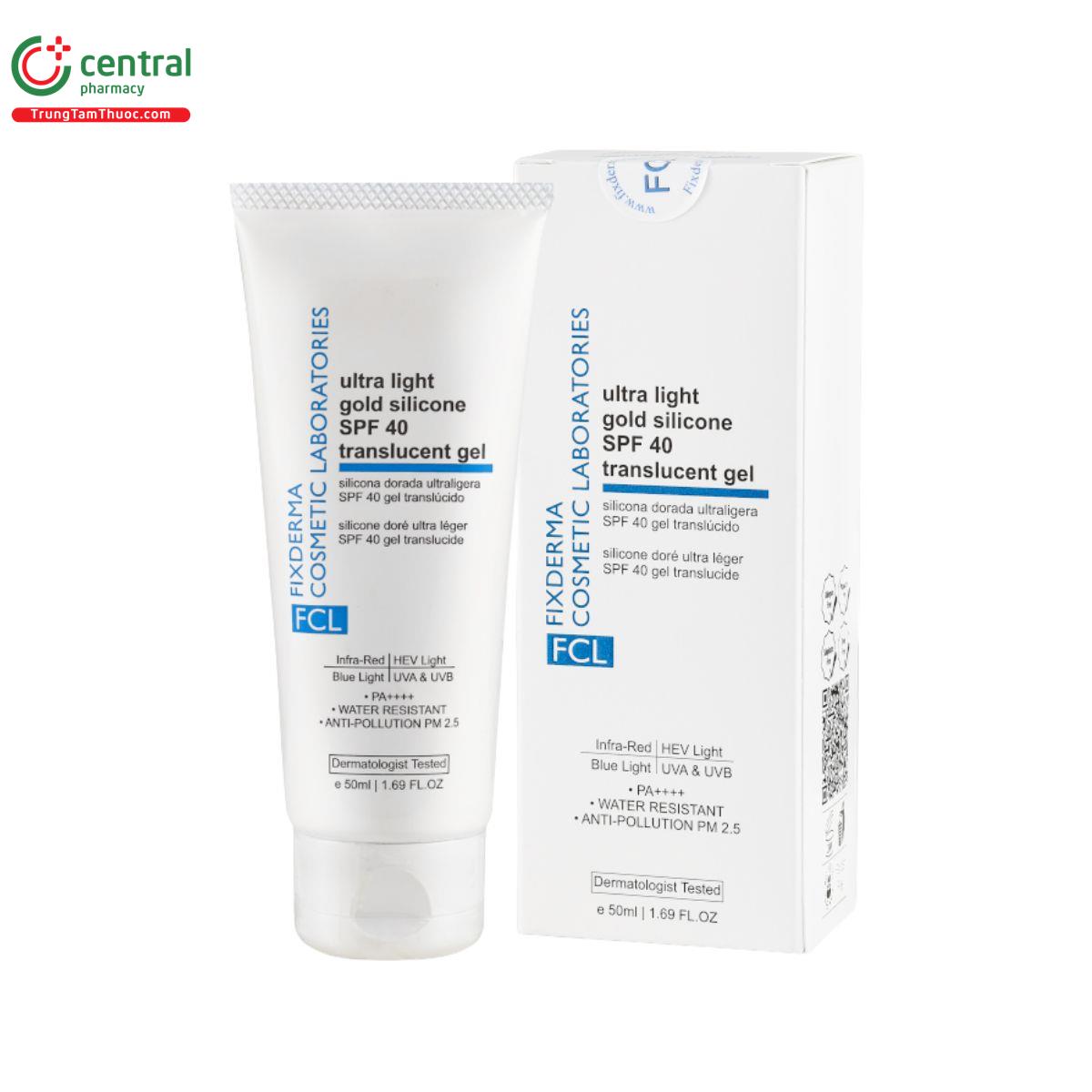 fcl ultra light gold silicone spf 40 translucent gel 1 P6026 fcl ultra light gold silicone spf 40 translucent gel 1 P6026