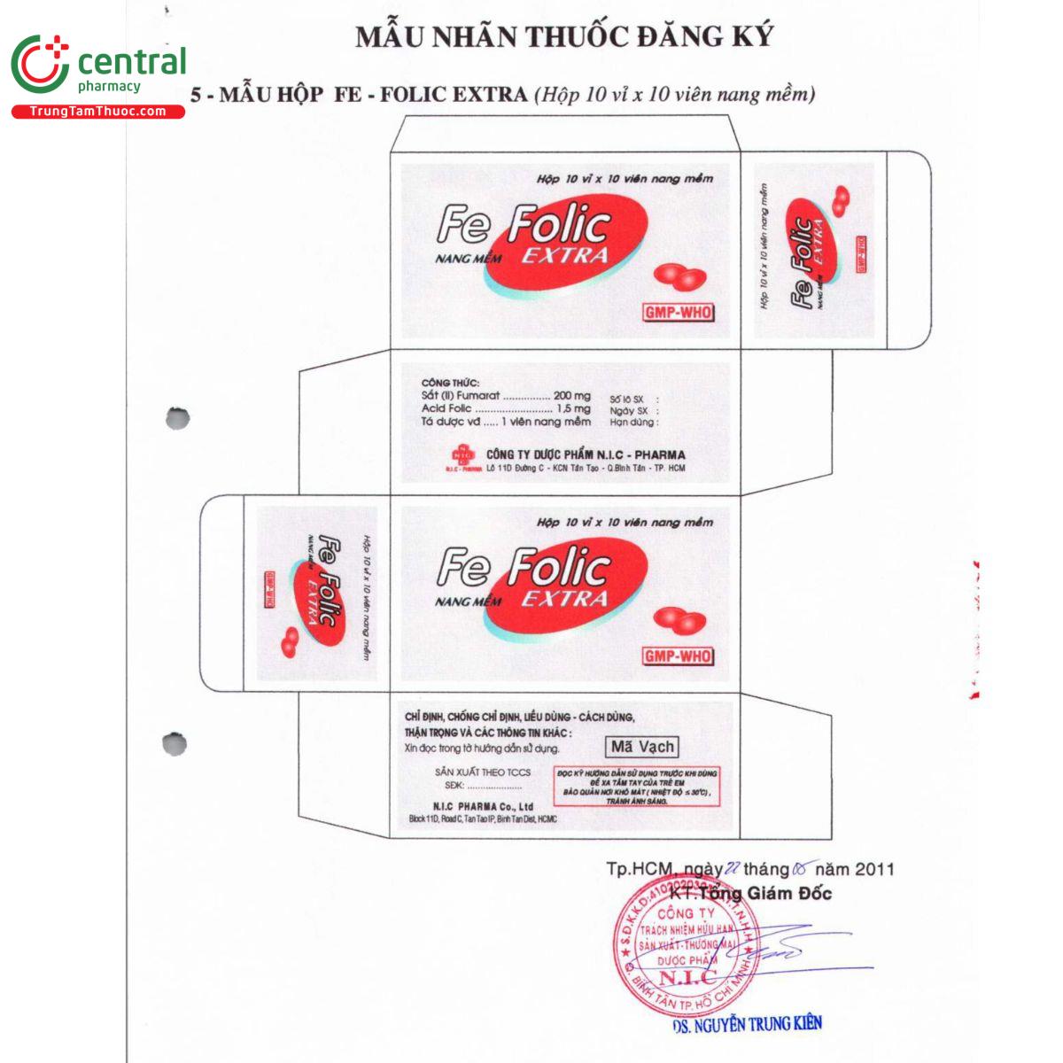 fe folic extra 3 C0484 fe folic extra 3 C0484