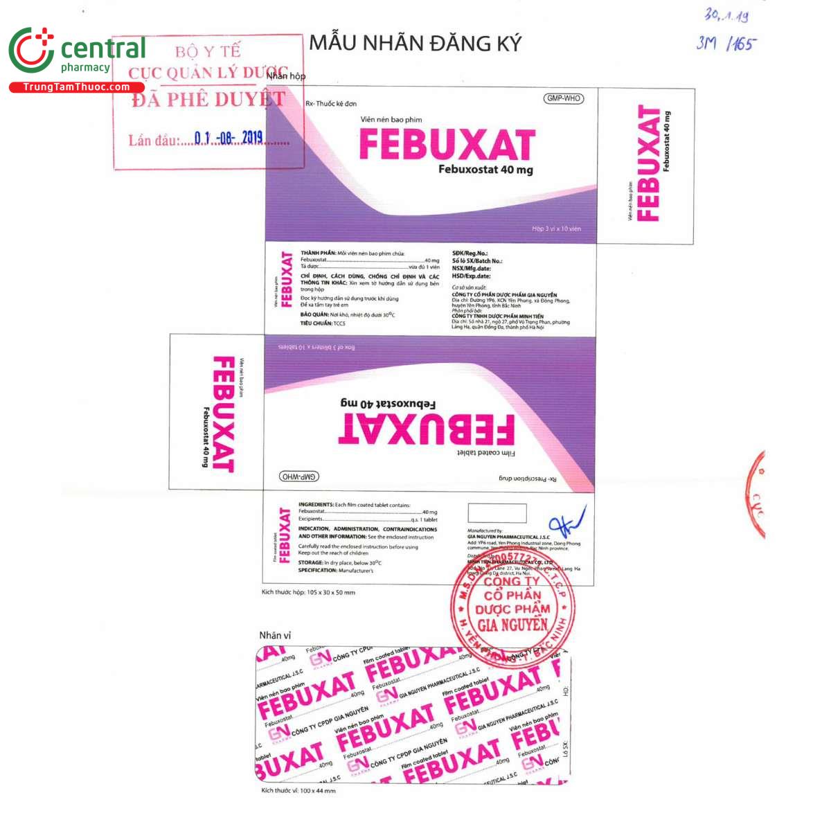 febuxat 40mg 2 L4875