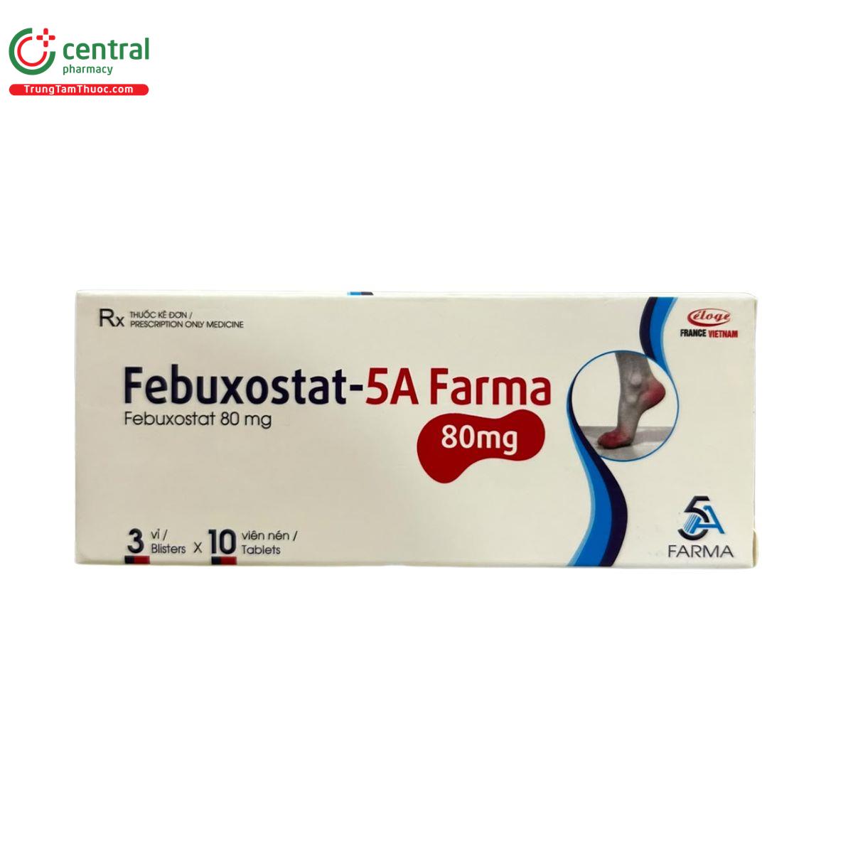 febuxostat 5a farma 80mg 11 B0005 febuxostat 5a farma 80mg 11 B0005