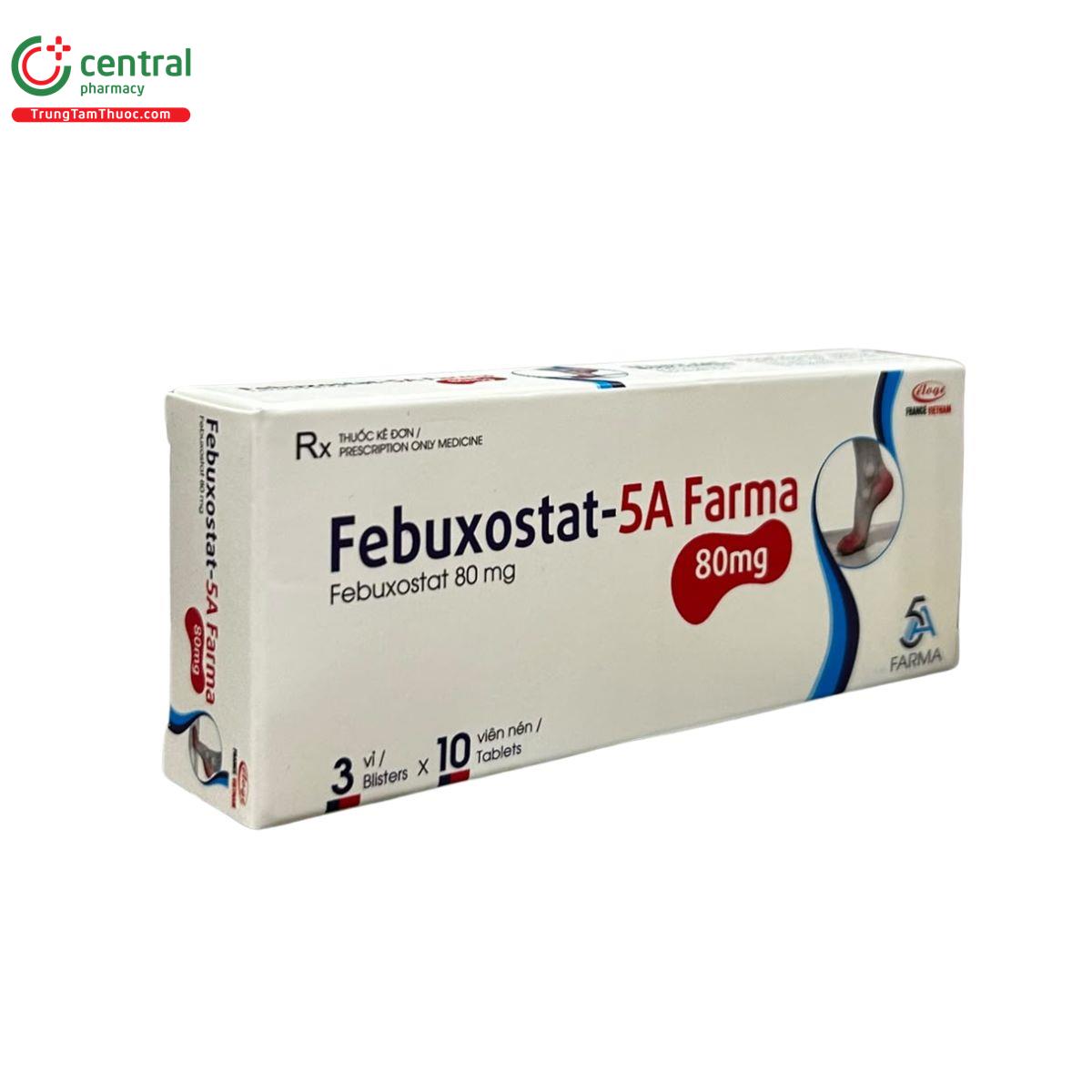 febuxostat 5a farma 80mg 12 V8015 febuxostat 5a farma 80mg 12 V8015